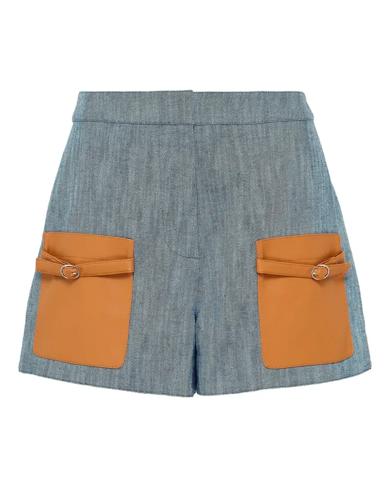 Alexis McCoy Jeans-Shorts mit Tasche - Blau Blau