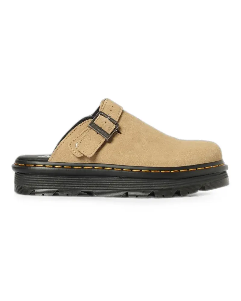 Dr.Martens Zebzag suede mules - Nude Nude