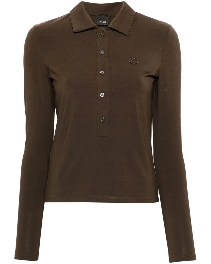 Pinko Portafoto Poloshirt - Grün Grün