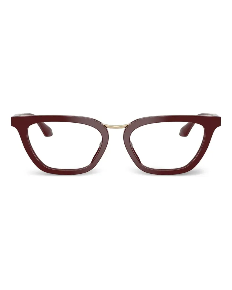 Giorgio Armani Brille mit Cat-Eye-Gestell - Rot Rot