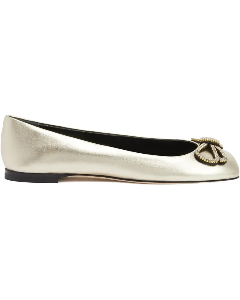 Giuseppe Zanotti Verziertes Zari Ballerinas - Gold Gold