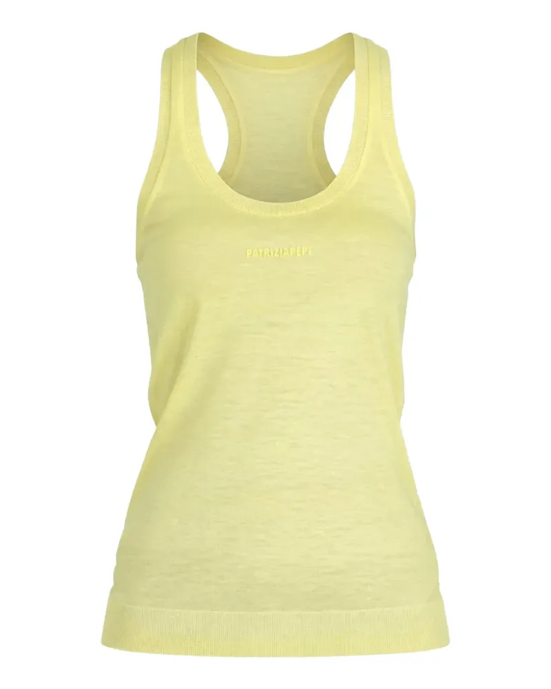 Patrizia Pepe sleeveless tank top - Gelb Gelb