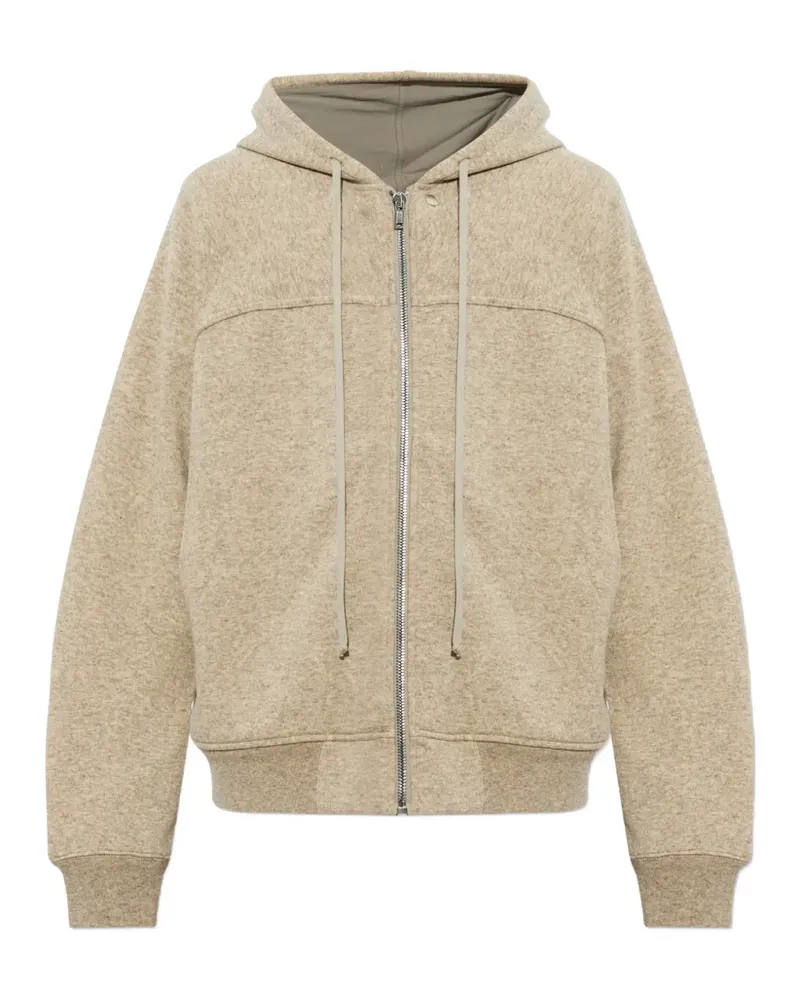 Rick Owens zip-up hoodie - Nude Nude