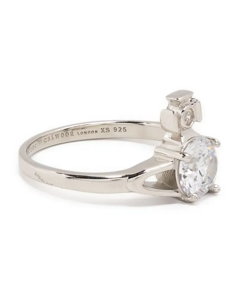 Vivienne Westwood Reina Petite Orb Ring - Silber Silber
