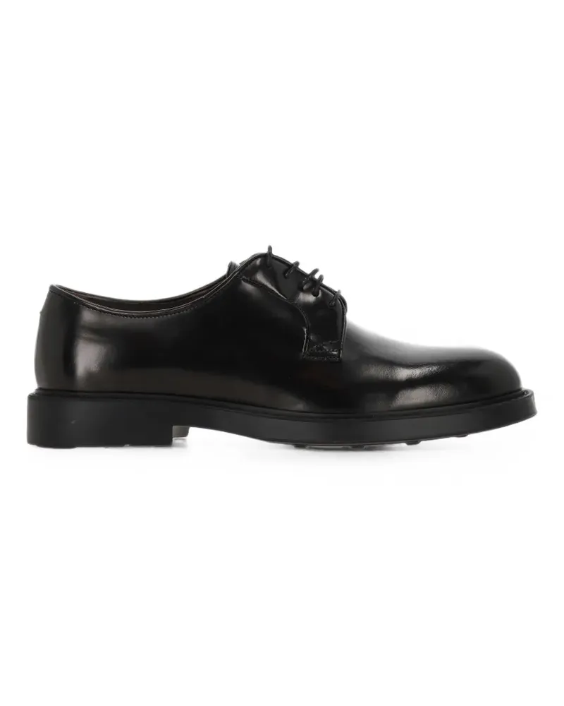 Boemos leather derby shoes - Schwarz Schwarz