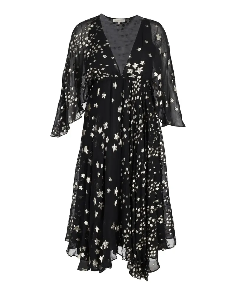 LoveShackFancy Solana midi dress - Schwarz Schwarz