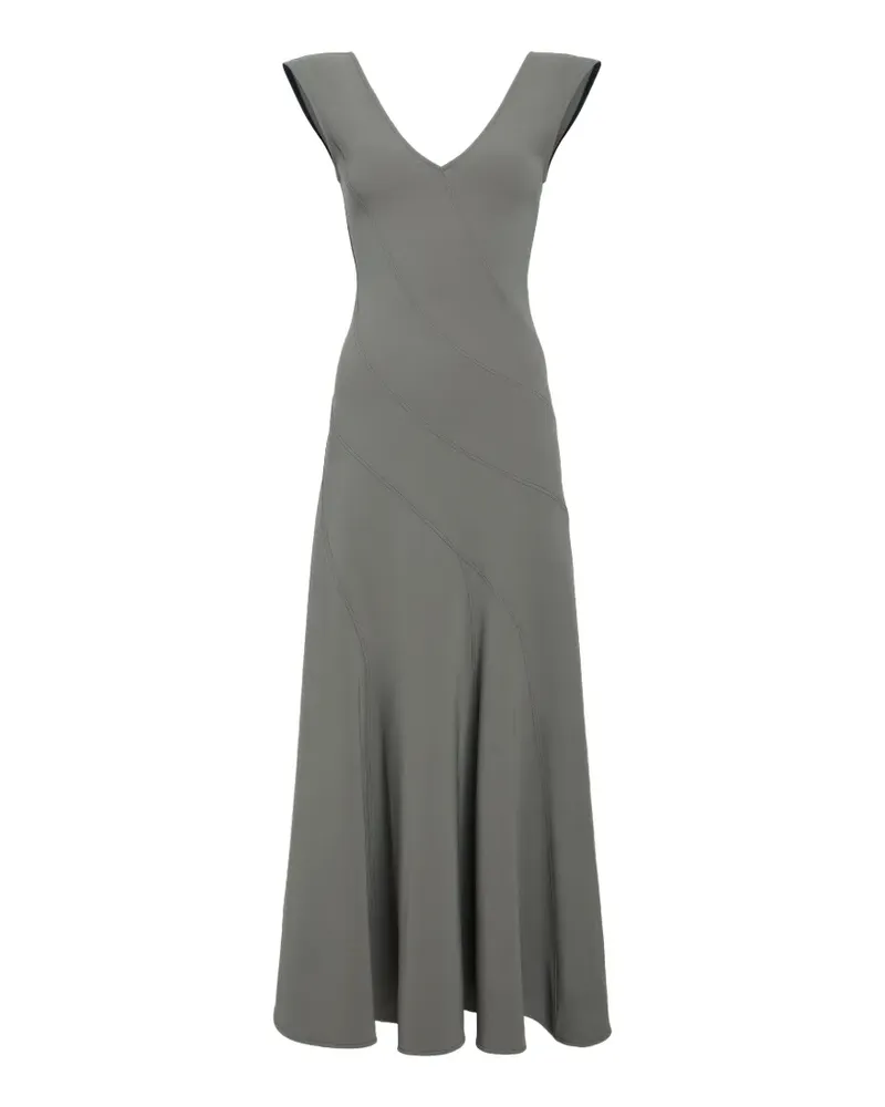 Proenza Schouler Romana dress in matte double crepe - Grau Grau