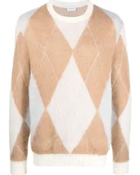 Family First Pullover mit Argyle-Muster Nude