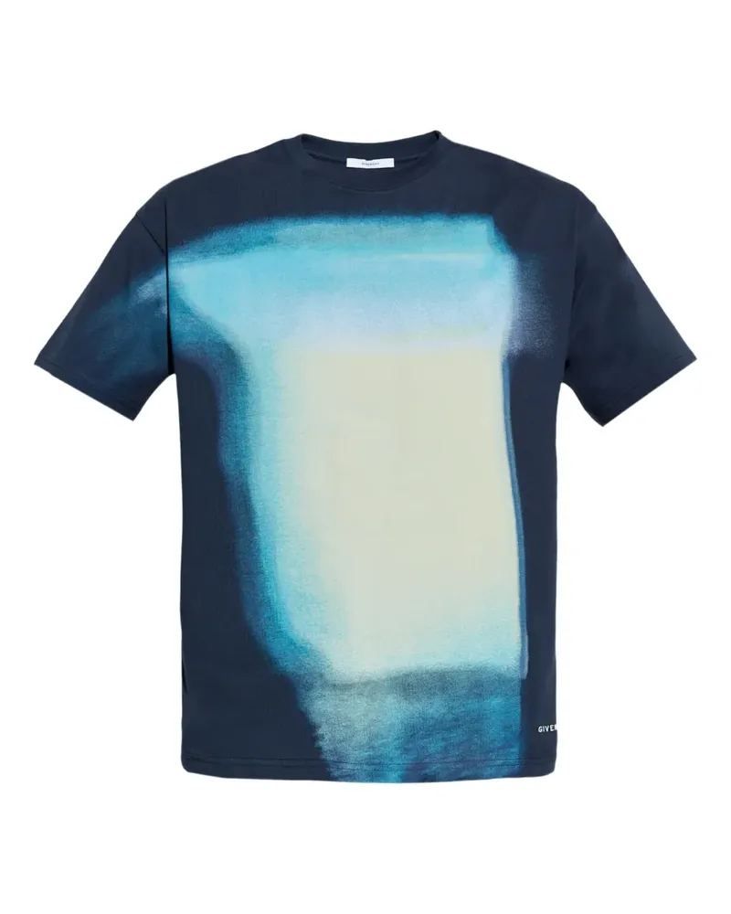 Givenchy T-Shirt mit abstraktem Print - Blau Blau