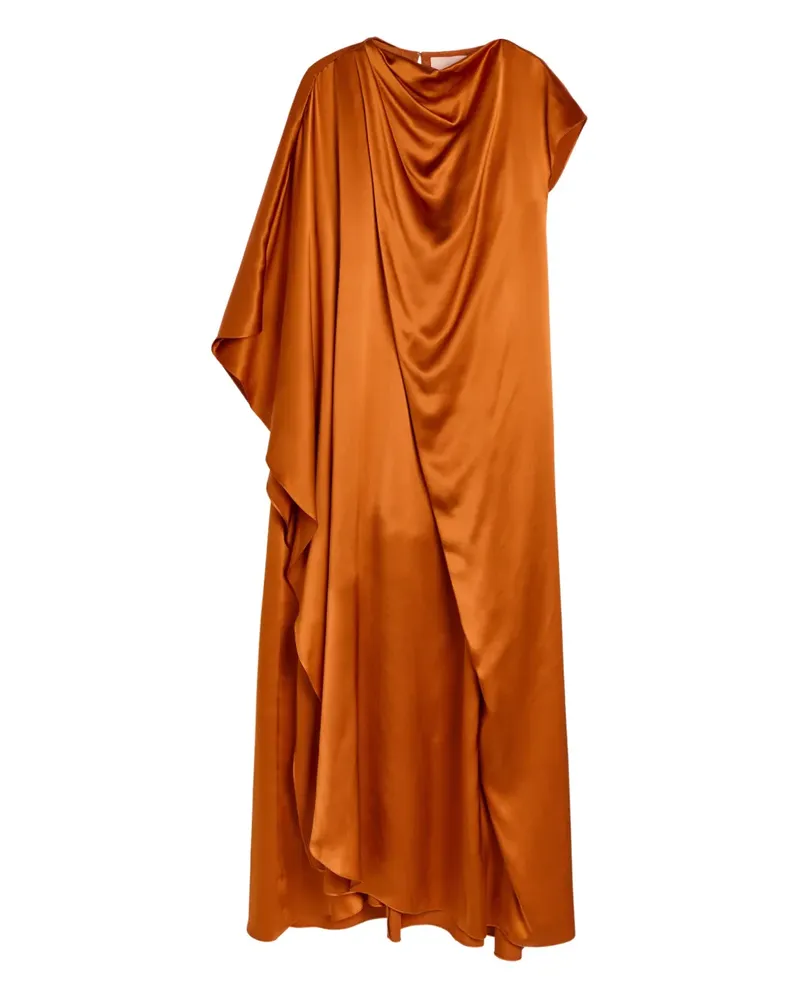 Roksanda Ilincic Hiba draped asymmetric dress - Orange Orange