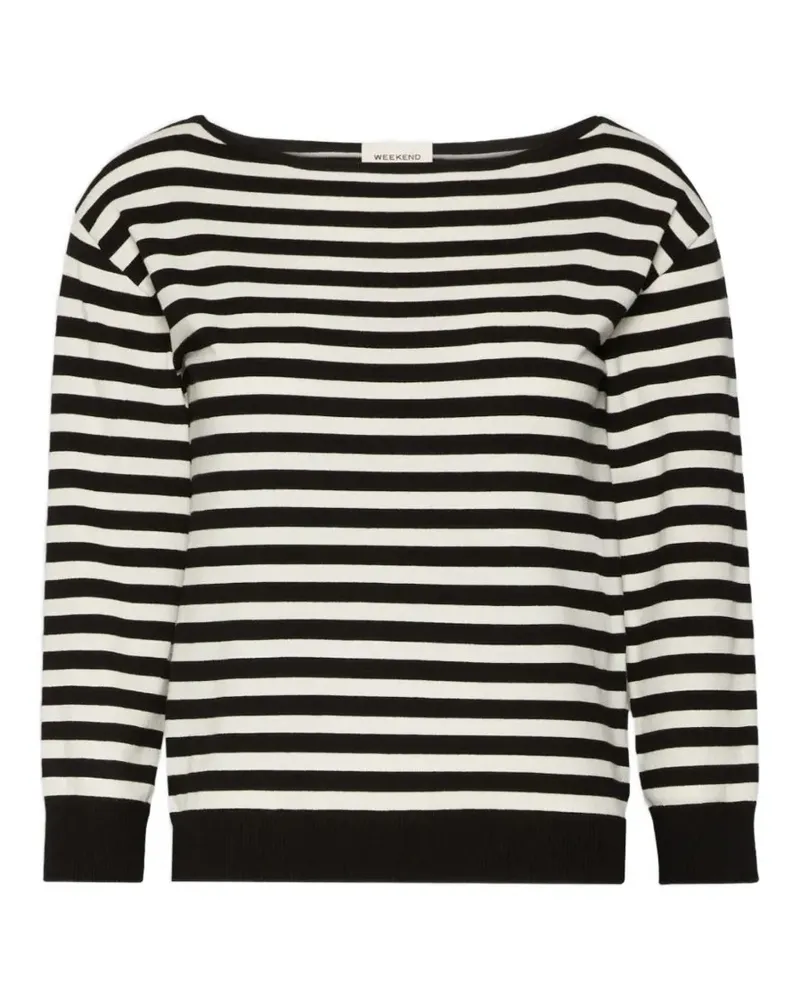 Max Mara stockinette-stitched viscose yarn sweater - Weiß Weiß