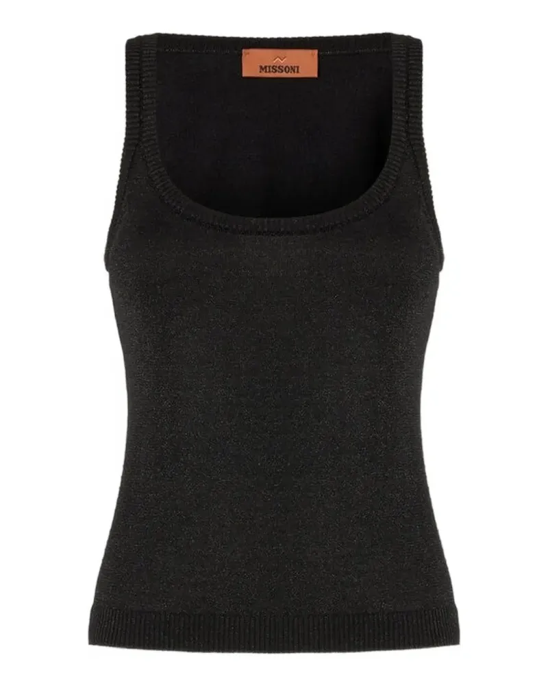 Missoni Top mit eckigem Ausschnitt - Schwarz Schwarz