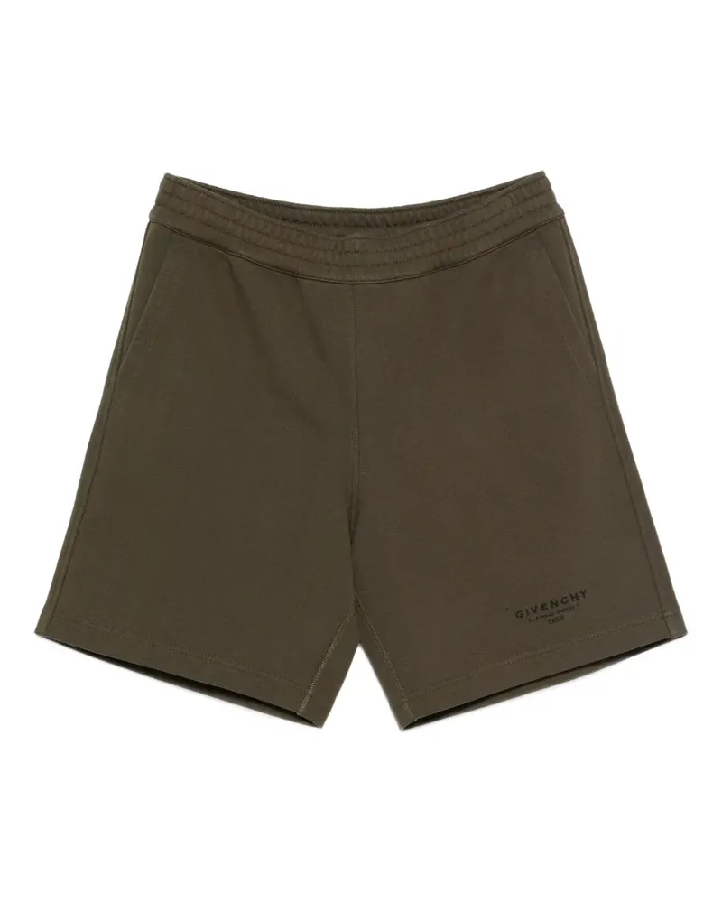 Givenchy Shorts mit elastischem Bund - Grün Grün