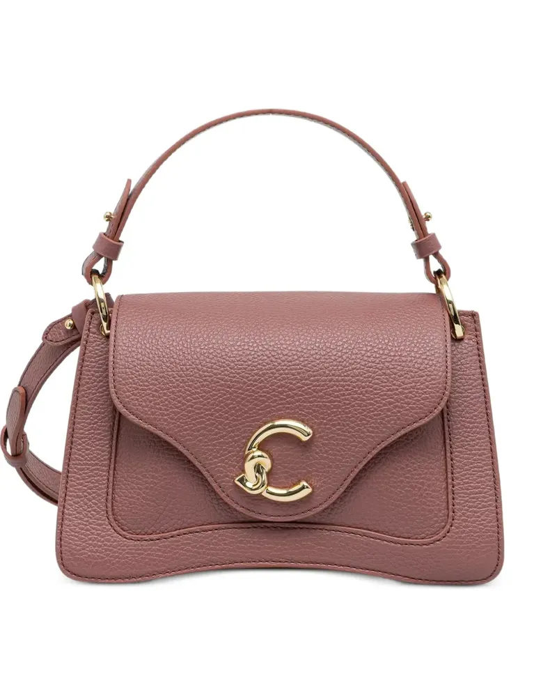Coccinelle Umhängetasche mit Logo-Schild - Rosa Rosa