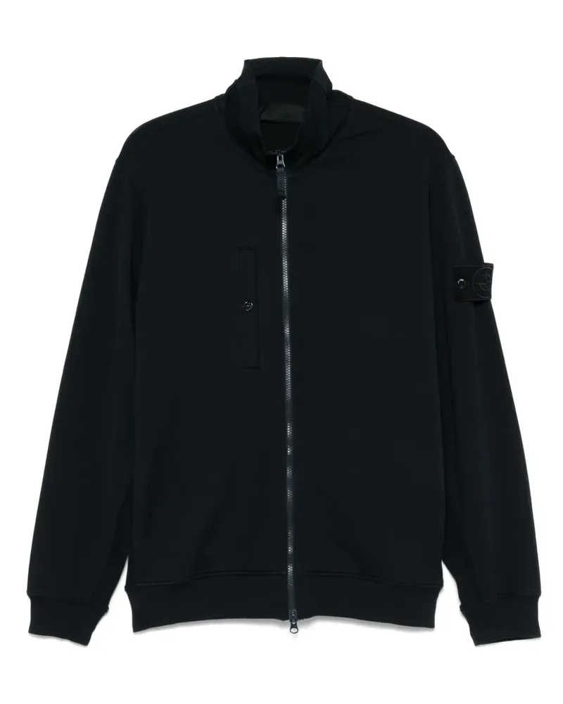 Stone Island Sweatshirt mit Kompass-Logo - Blau Blau