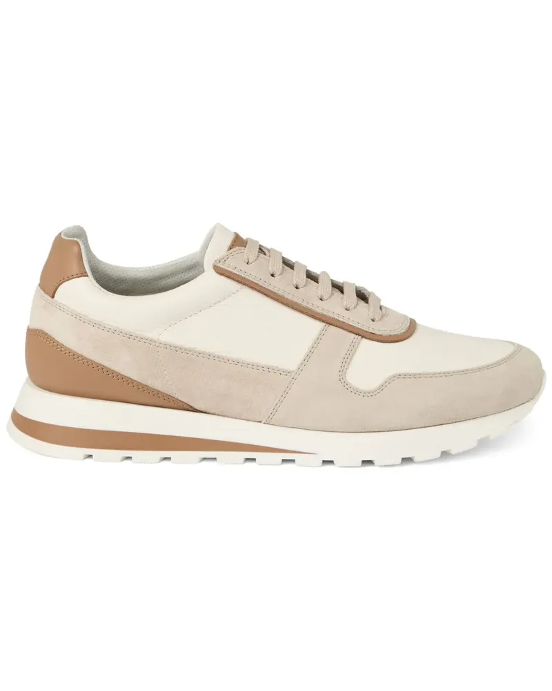 Brunello Cucinelli Sneakers mit Einsätzen - Nude Nude