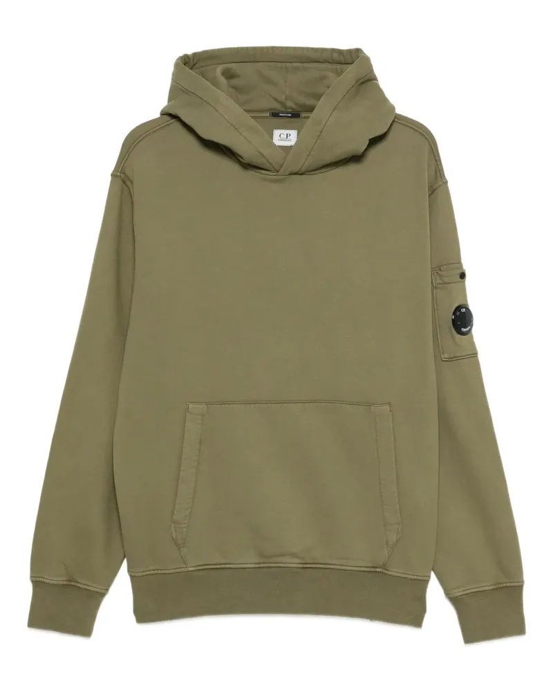 C.P. Company Hoodie mit Linsen-Detail - Grün Grün