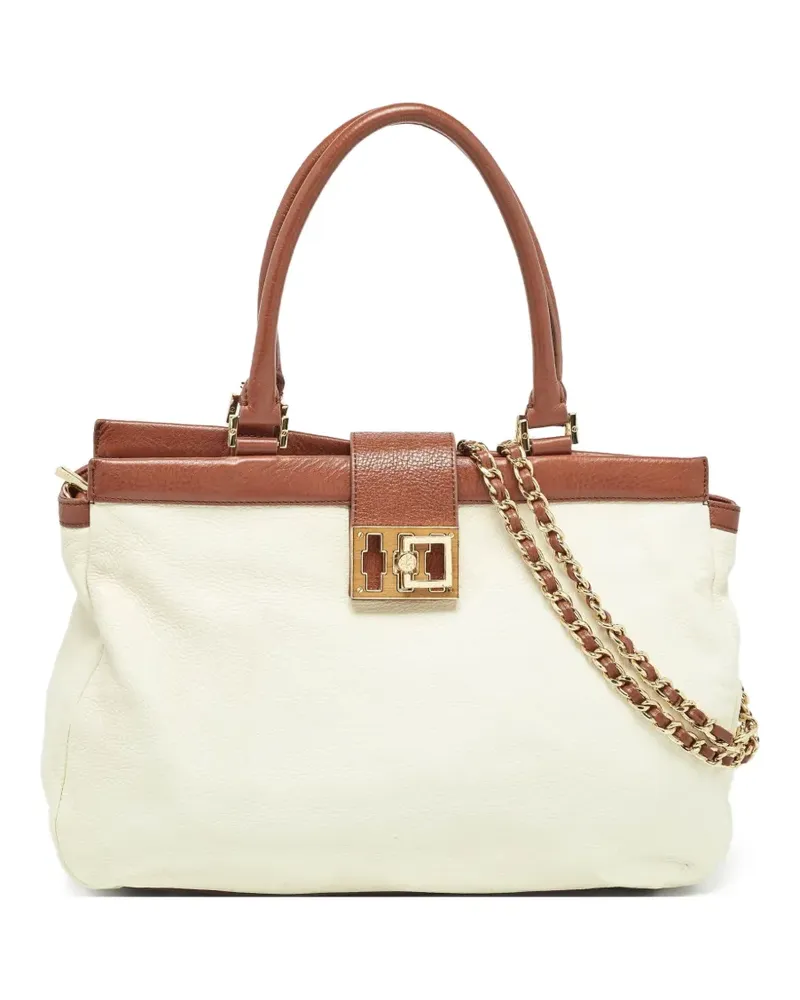 Tory Burch Pre-owned Tote Bag mit Kettenriemen - Nude Nude