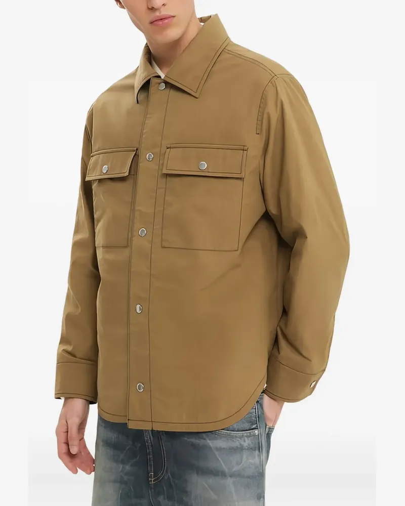 1989 STUDIO pocket-detail jacket - Braun Braun