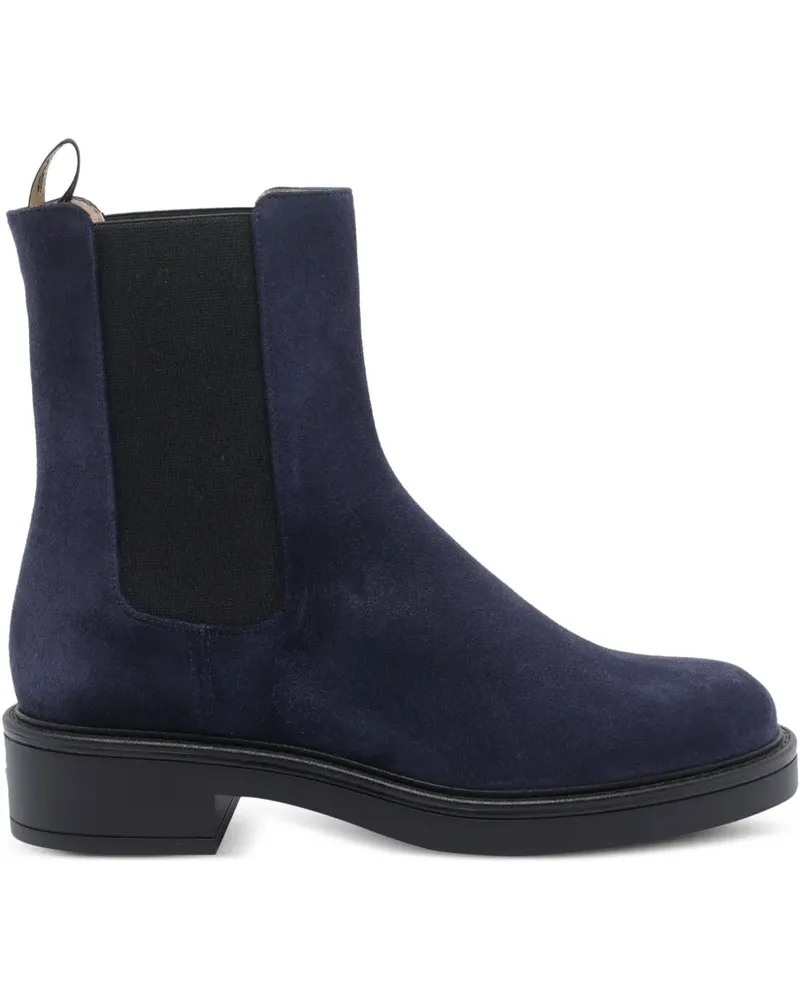 Stuart Weitzman Stiefel aus Wildleder - Blau Blau