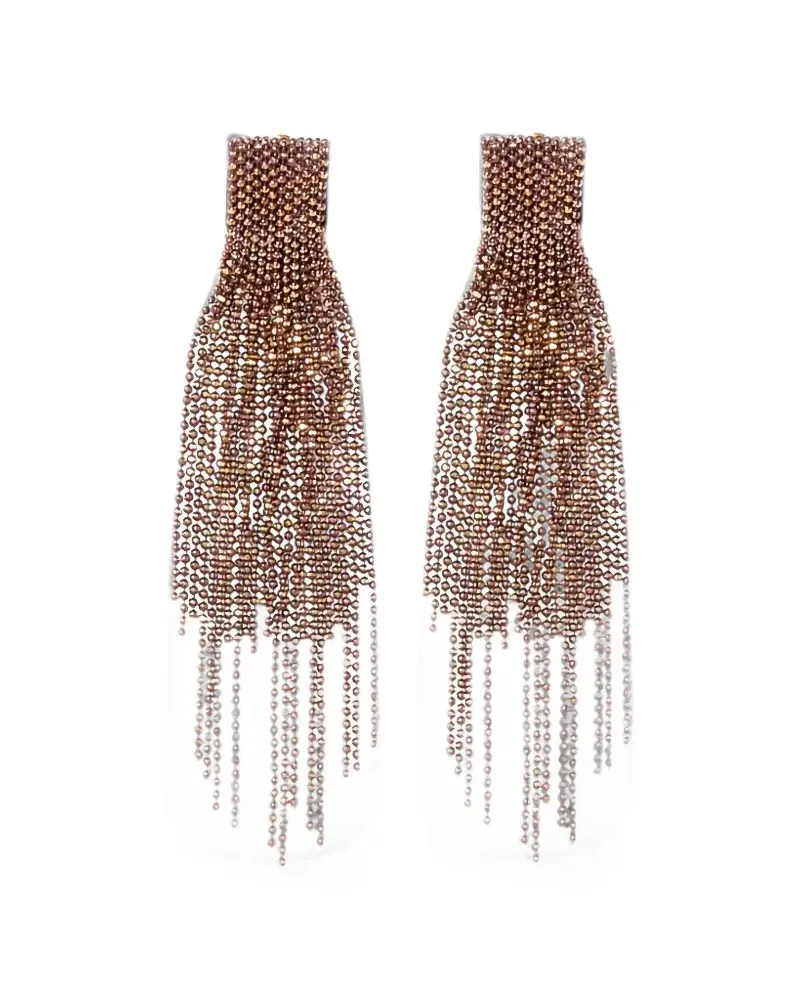 Fabiana Filippi Filo beaded fringed earrings - Braun Braun