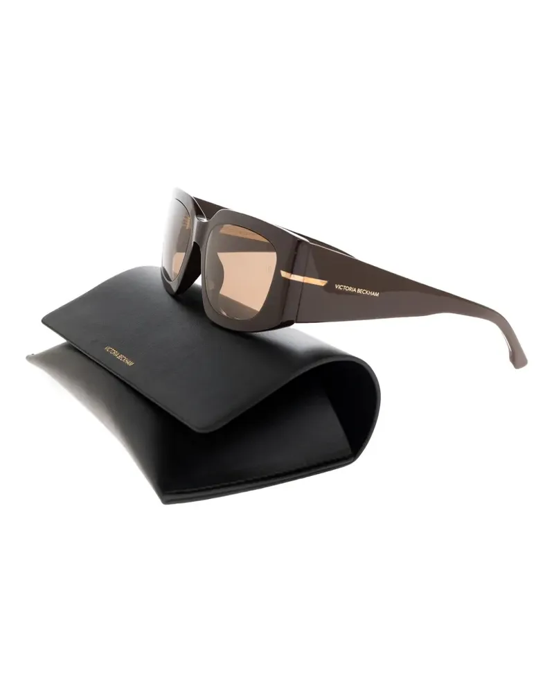 Victoria Beckham oversized rectangle-frame sunglasses - Braun Braun