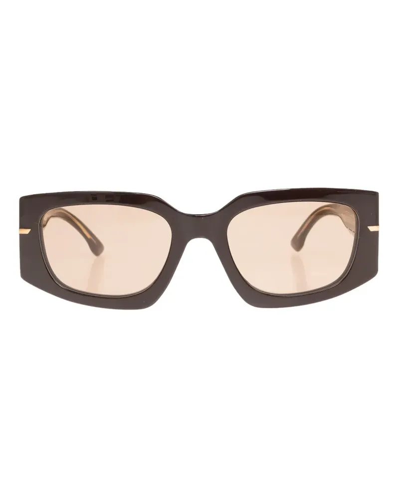 Victoria Beckham oversized rectangle-frame sunglasses - Braun Braun