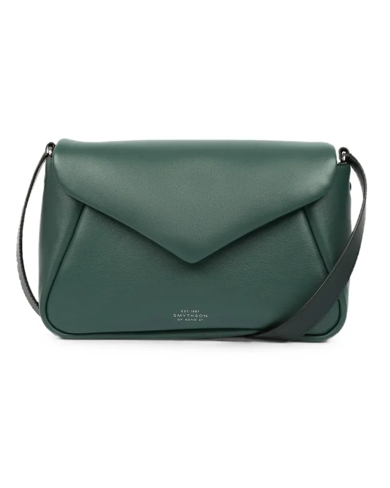 Smythson Milton Umhängetasche - Grün Grün