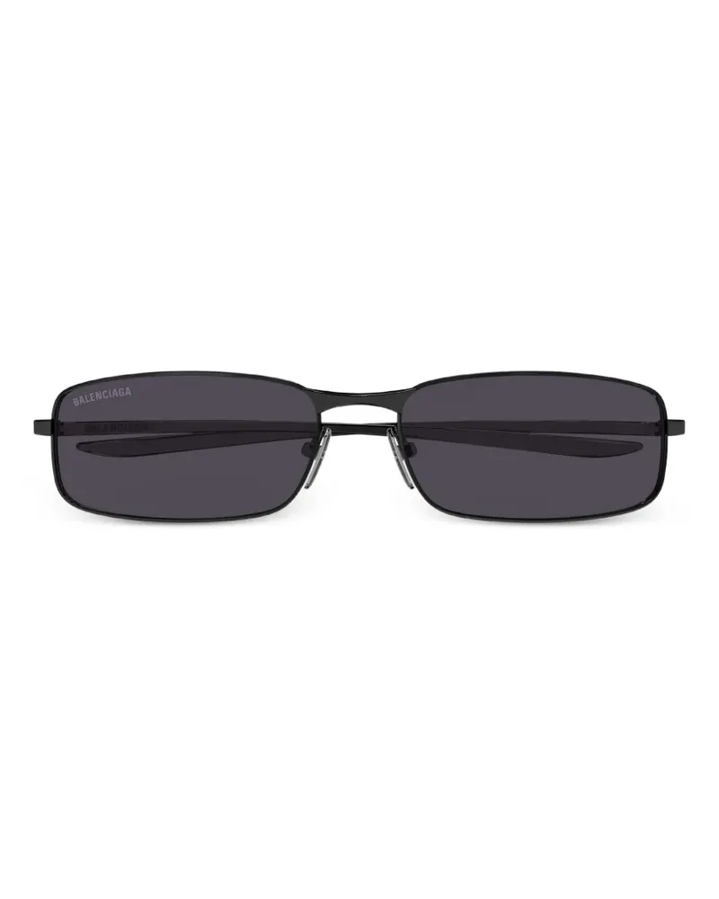 Balenciaga Sonnenbrille mit eckigem Gestell - Schwarz Schwarz