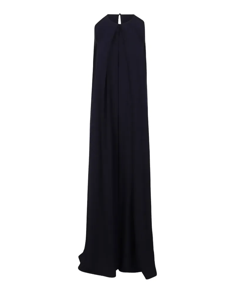 Gianluca Capannolo pleated sleeveless gown - Blau Blau