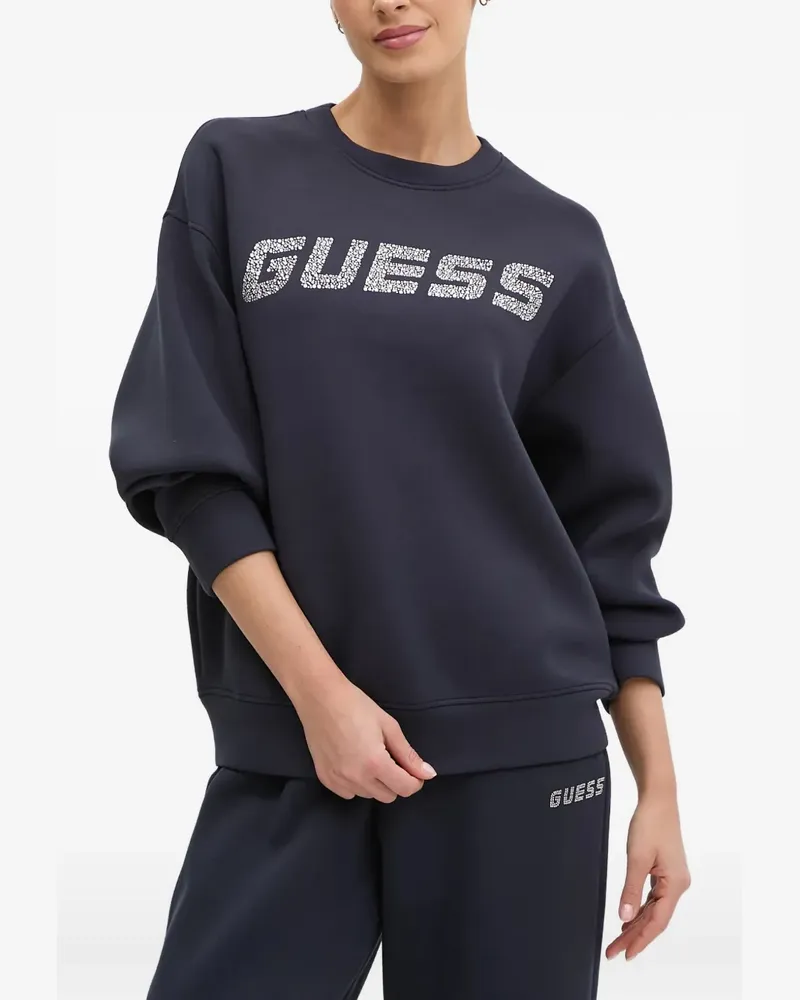 Guess Verziertes Sweatshirt - Blau Blau