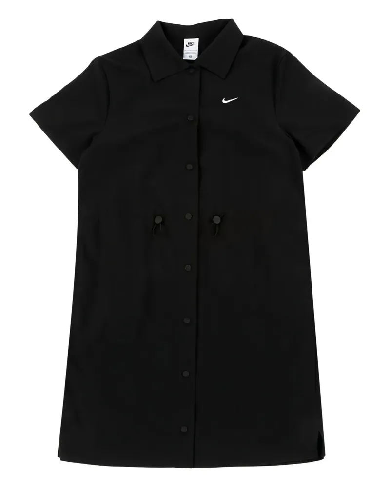 Nike Kurzärmeliges Minikleid - Schwarz Schwarz