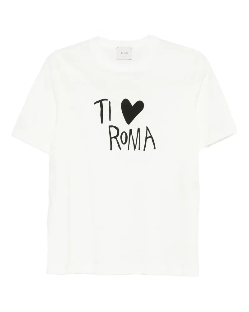 ALYSI cotton T-shirt - Weiß Weiß