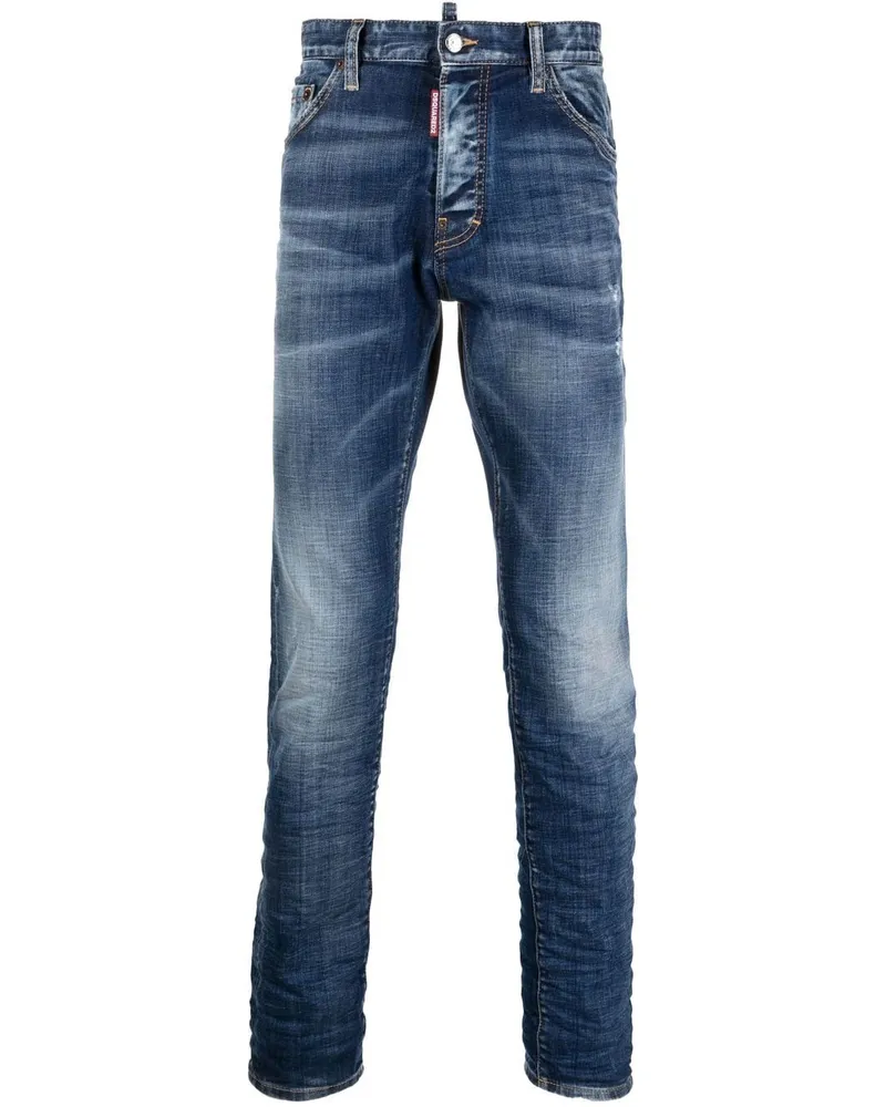 Dsquared2 Skinny-Jeans mit Stone-Wash-Effekt - Blau Blau