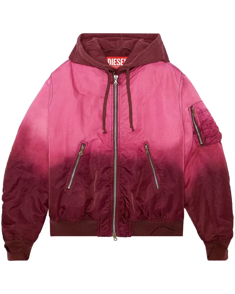 Diesel Jacke mit Farbverlauf - Rosa Rosa