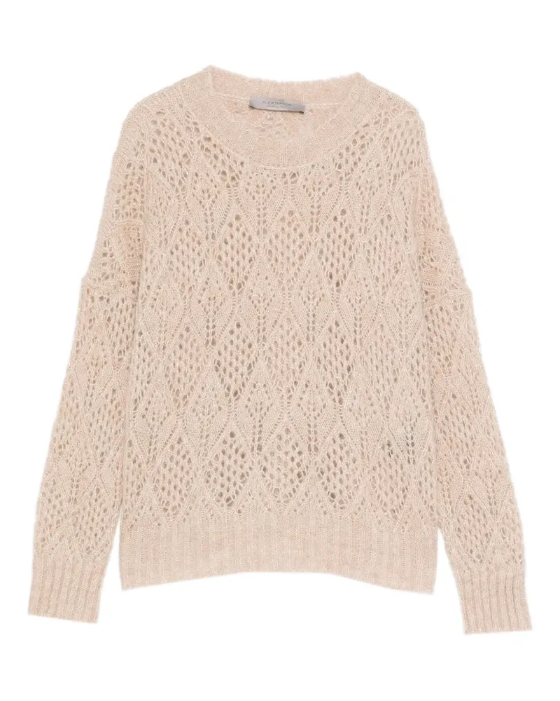 D.EXTERIOR Pullover mit rundem Ausschnitt - Nude Nude