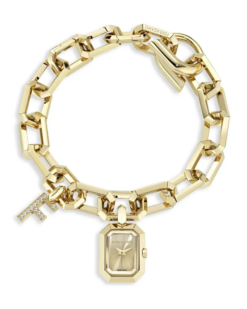 Ferragamo Charm Armbanduhr 16.6mm - Gold Gold