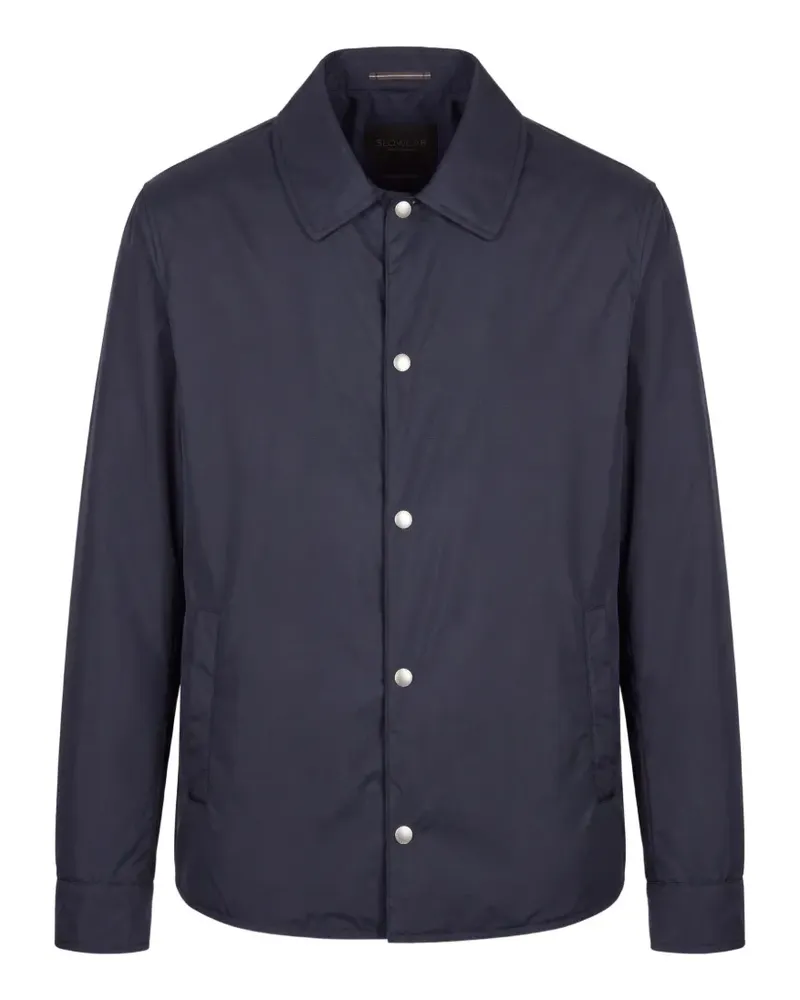 Slowear Hemdjacke mit Druckknöpfen - Blau Blau