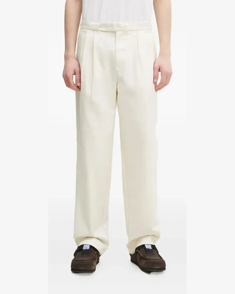 Fred Perry Hose mit Falten - Weiß Weiß