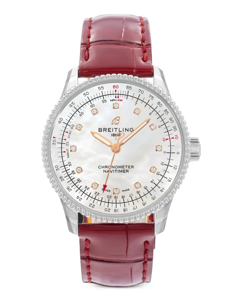Breitling Navitimer 35mm watch - Weiß Weiß