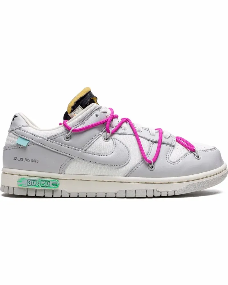 Nike x Off-White Dunk Low Sneakers - Grau Grau
