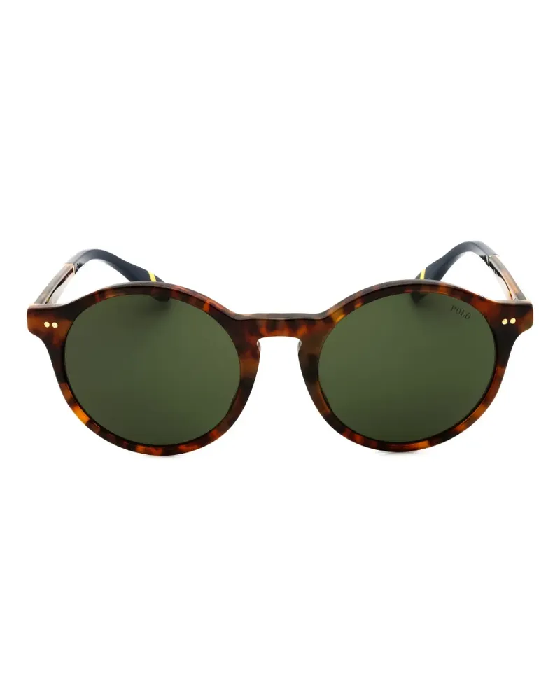 Ralph Lauren round-frame tortoiseshell sunglasses - Braun Braun
