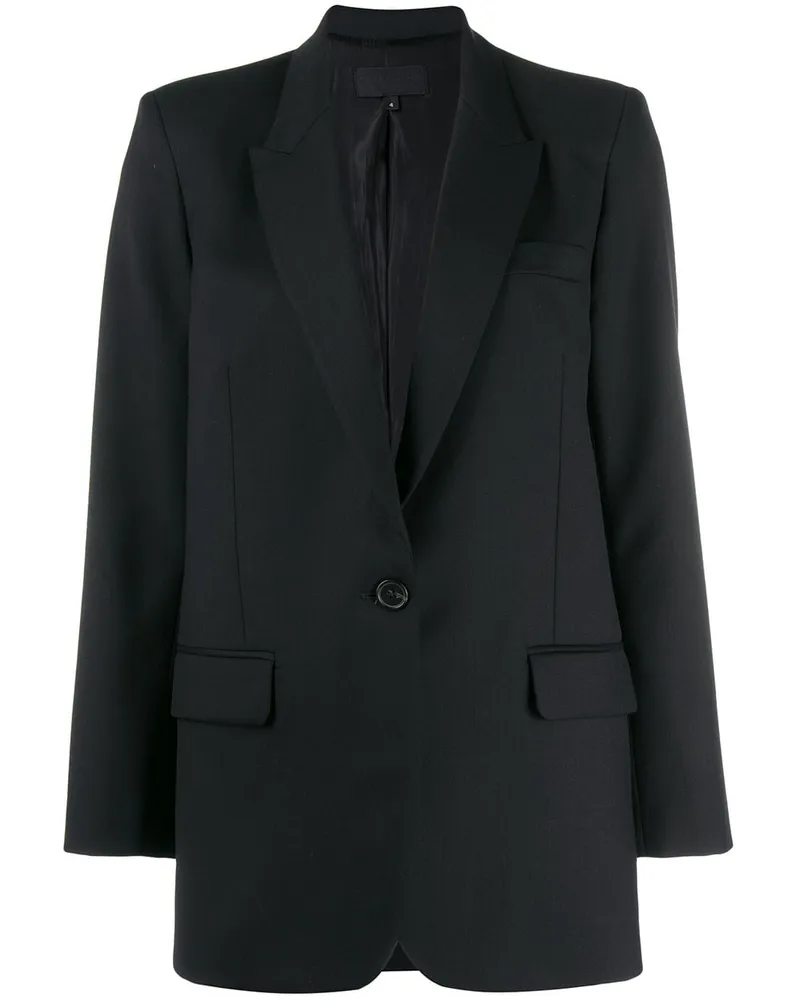 Nili Lotan Einreihiger Blazer - Schwarz Schwarz