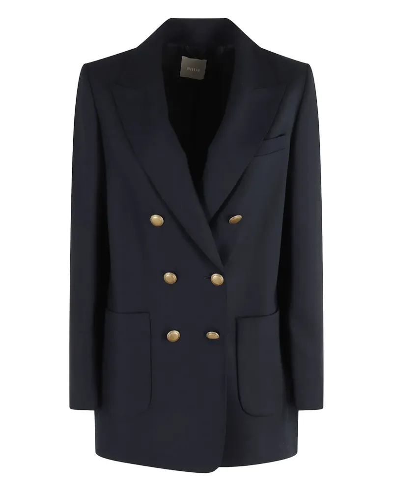 KILTIE double-breasted blazer - Blau Blau
