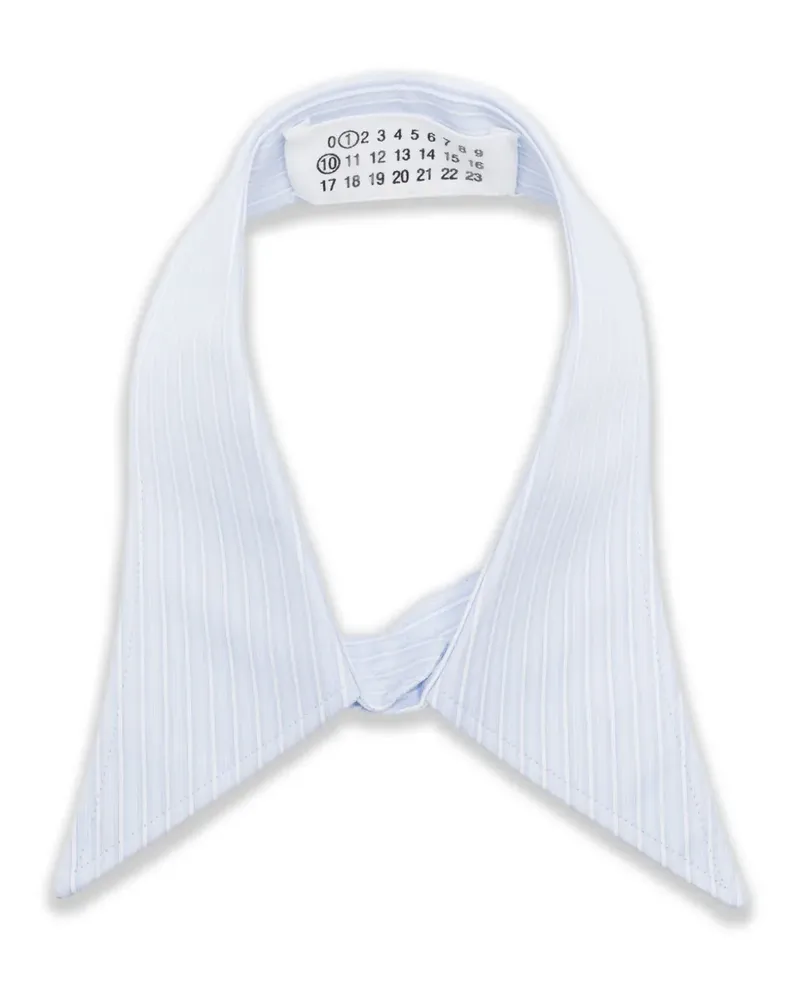 Maison Margiela Schlüsselanhänger mit gestreiftem Kragen - Blau Blau