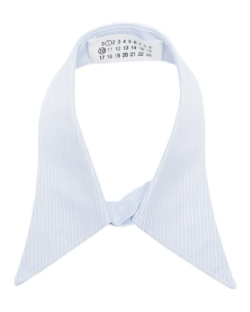 Maison Margiela Schlüsselanhänger mit gestreiftem Kragen - Blau Blau