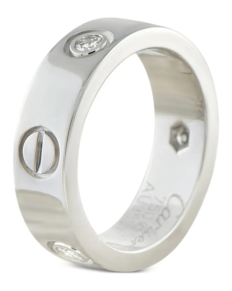 Cartier Love Ring mit Diamant - Silber Silber
