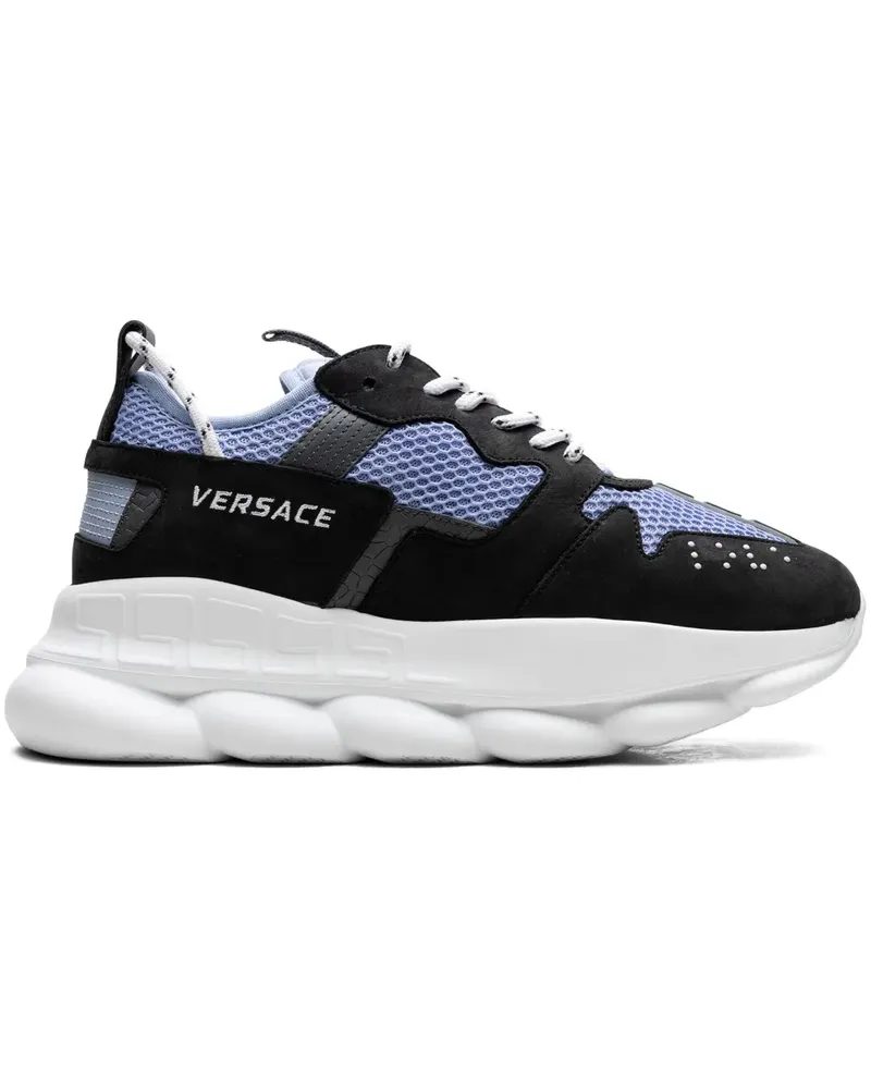 Versace Chain Reaction 2 "Black/Light Blue" Sneakers - Schwarz Schwarz
