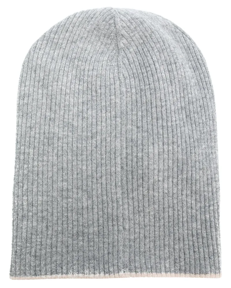 Brunello Cucinelli Beanie aus Kaschmir - Grau Grau