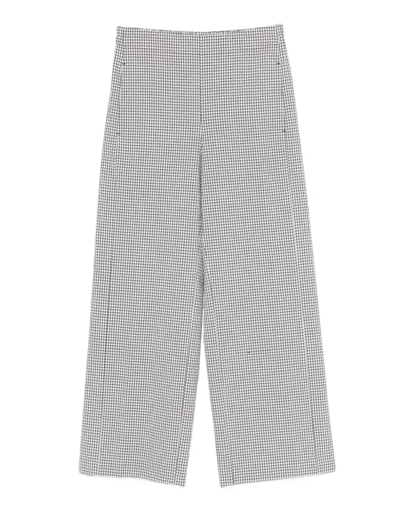 VIA MASINI 80 check trousers - Schwarz Schwarz